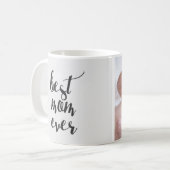Beste Mama je benutzerdefinierte Foto-Tasse Kaffeetasse (Vorderseite Links)