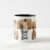 Beste Mama je benutzerdefinierte Foto-Tasse Zweifarbige Tasse (Mittel)