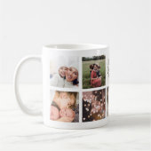 Beste MAMA je benutzerdefinierte Gold Multi-Foto-T Kaffeetasse (Links)