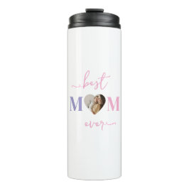 Beste Mama je benutzerdefinierter Tumbler mit Foto Thermosbecher