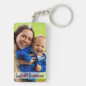 Beste Mama je benutzerdefiniertes 2-Foto Schlüsselanhänger (Rückseite)