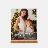 Beste Mama je benutzerdefiniertes Foto Acrylschild (Vorderseite)