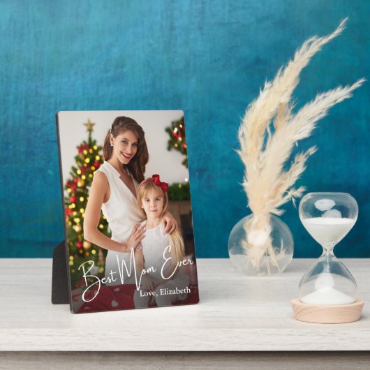 Beste Mama je benutzerdefiniertes Foto Fotoplatte (Seite)