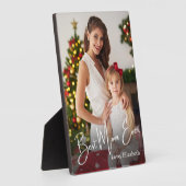 Beste Mama je benutzerdefiniertes Foto Fotoplatte (Seite)
