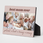 Beste Mama je benutzerdefiniertes Foto Fotoplatte (Seite)