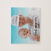 Beste Mama je benutzerdefiniertes Foto Modernes Sk Puzzle (Vertikal)