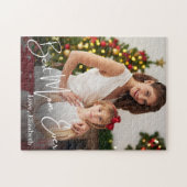 Beste Mama je benutzerdefiniertes Foto Puzzle (Horizontal)