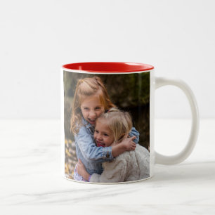 Beste Mama je benutzerdefiniertes Foto Zweifarbige Tasse
