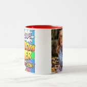 Beste Mama je benutzerdefiniertes Foto Zweifarbige Tasse (Mittel)