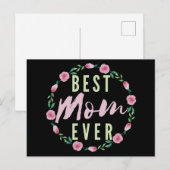 BESTE MAMA JE - BEST FLORIST MUTTER POSTKARTE (Vorne/Hinten)