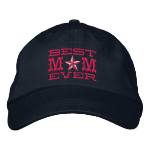 Beste Mama je Bestickte Baseballkappe