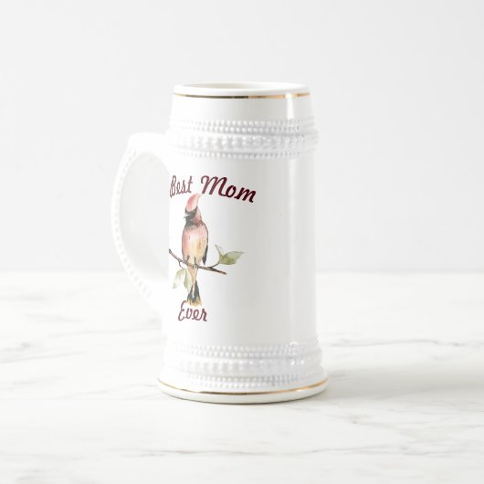 Beste Mama je Bierglas (Vorderseite Links)