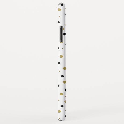 Beste Mama je Black and Gold Confetti Case-Mate iPhone Hülle (Hinten/Rechts)