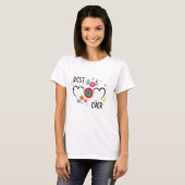 Beste Mama je Bläschen T - Shirt (Vorne ganz)