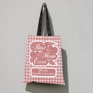 Beste Mama je bleich Maroon Muttertag Tasche