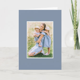 Beste Mama je Blue Foto Muttertag Karte