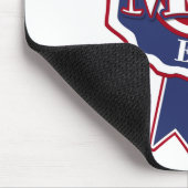 Beste Mama je Blue Ribbon Mousepad (Ecke)
