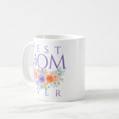 Beste Mama je Blume, Muttertagsangebot Kaffeetasse (Vorderseite Links)