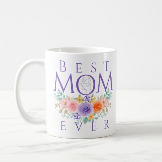 Beste Mama je Blume, Muttertagsangebot Kaffeetasse (Links)