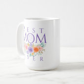 Beste Mama je Blume, Muttertagsangebot Kaffeetasse (Vorderseite Links)
