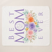Beste Mama je Blume, Muttertagsangebot Sherpadecke (Vorderseite (Horizontal))