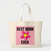 BESTE MAMA JE BLUME PINK TASCHE (Vorne)