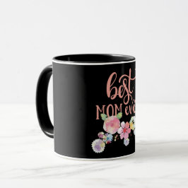 Beste Mama je. Blume Tasse