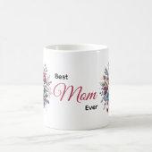Beste Mama je Blütenfarbe Kaffeetasse (Mittel)