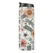 Beste Mama je Boho Floral Thermosbecher (Nach rechts gedreht)