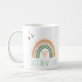 Beste Mama je Boho Rainbow Kaffeemaschine Tasse (Links)