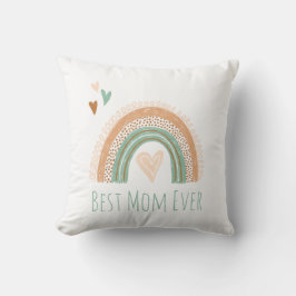 Beste Mama je Boho Rainbow Kissen