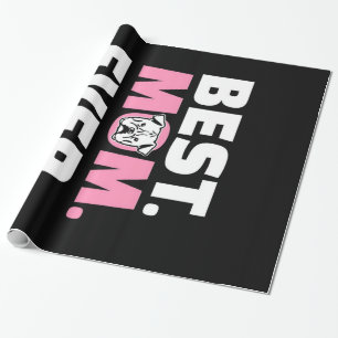 Beste Mama je Bulldog Geschenk für Hunde Geschenkpapier