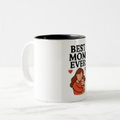 Beste Mama je Coffee Tasse Geschenk (Vorderseite Links)