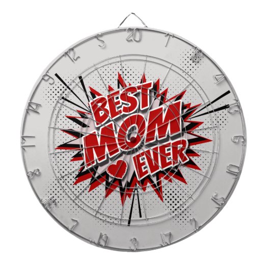 Beste Mama je Dartscheibe (vorne)