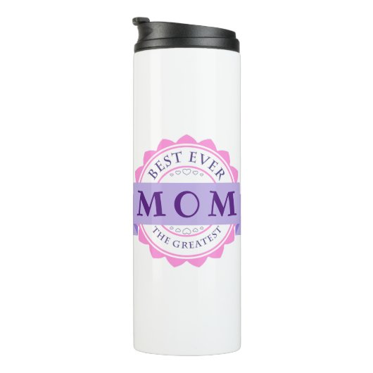 Beste MAMA je Der Bestste Muttertag Thermosbecher (Nach rechts gedreht)