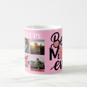 Beste Mama je Design FotoCollage Kaffeetasse (Mittel)