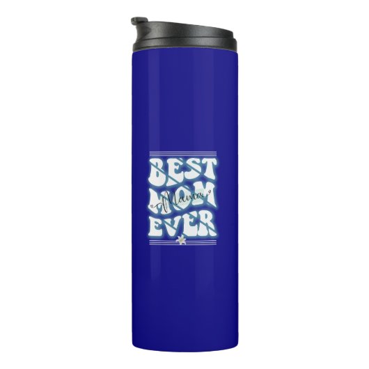 Beste Mama je Design Zwei-Tone-Kaffee-Tasse Thermosbecher (Nach rechts gedreht)