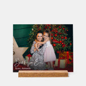 Beste Mama je einfaches benutzerdefiniertes Foto Acrylschild (Vorderseite)