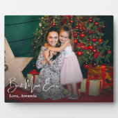 Beste Mama je einfaches benutzerdefiniertes Foto Fotoplatte (Vorderseite)