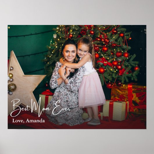 Beste Mama je einfaches benutzerdefiniertes Foto Poster (Vorne)