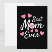 Beste Mama je Einladung (Vorne/Hinten)