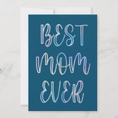 Beste Mama je Einladung (Vorderseite)