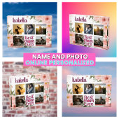 Beste Mama je Elegante Typografie FotoCollage Fotoblock