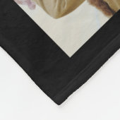 Beste Mama je Familienfoto Collage Black Fleecedecke (Ecke)