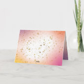 Beste Mama je farbenfroh Elegante Moderne Mütter T Karte (Rückseite)