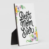 Beste Mama je farbenfroh Fotoplatte (Seite)