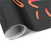 Beste Mama je farbenfroh Geschenkpapier (Rolleneckpunkt)
