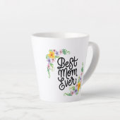 Beste Mama je farbenfroh Milchtasse (Rechte Ecke)