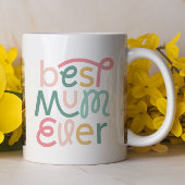 Beste Mama je farbenfroh modernes typografisches F Tasse