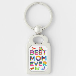 Beste Mama je farbenfroh Schlüsselanhänger